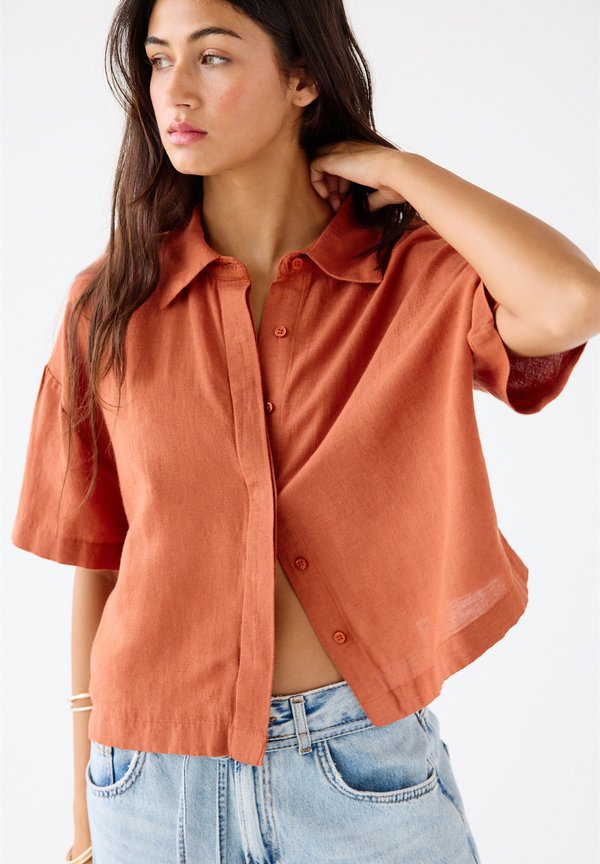 Hemdbluse - copper