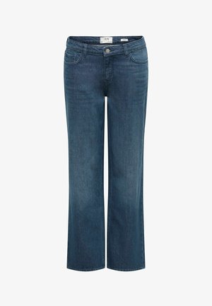 JDY, STRAIGHT FIT JEANS JDYKATIE LOW WAIST STRAIGHT FIT JEANS - Jean droit - dark blue denim