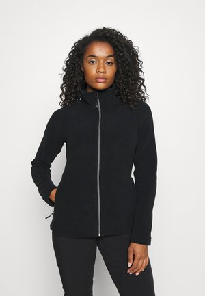 WOMAN JACKET - Fleece jacket - nero ice