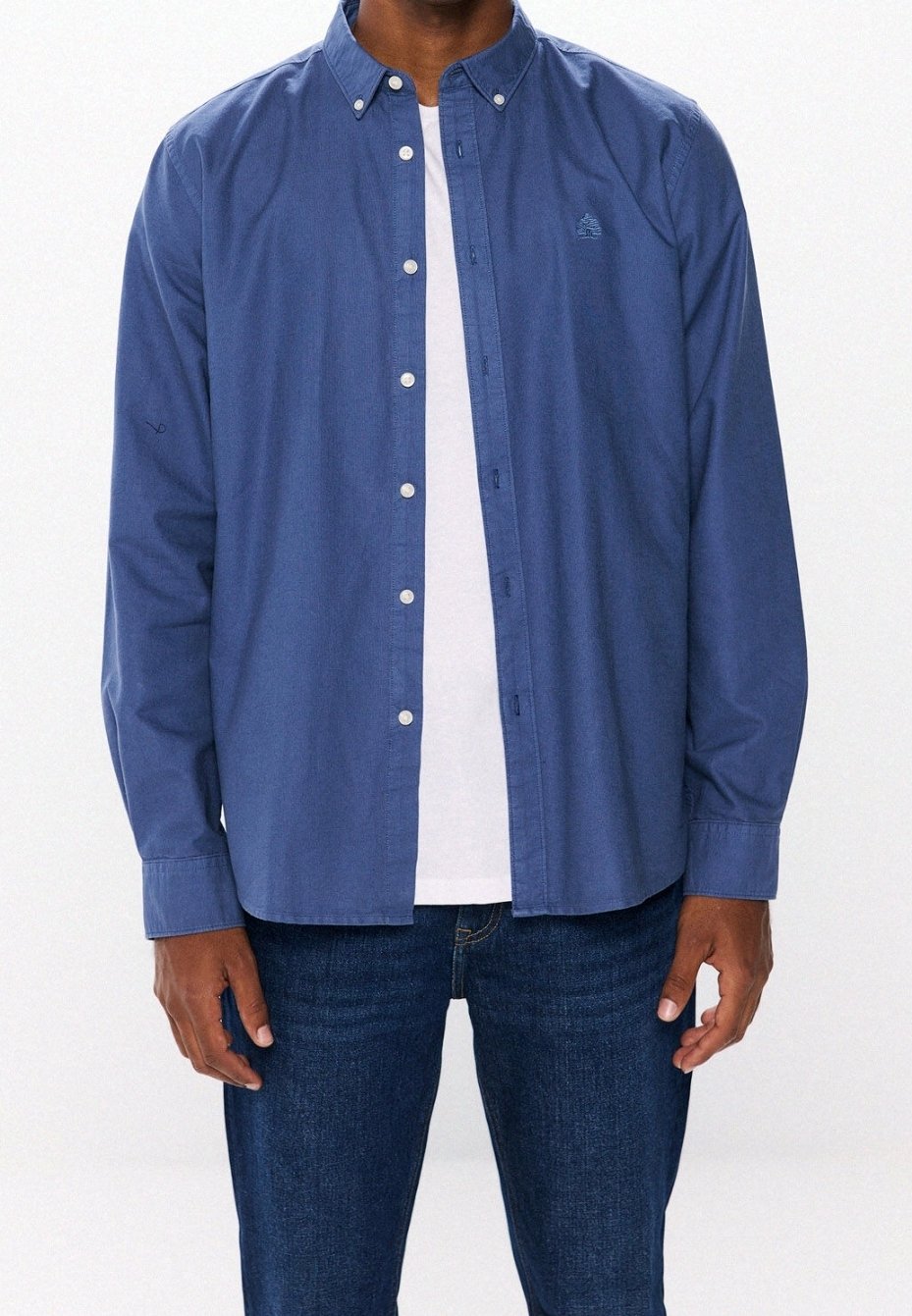 Springfield Men's Clothing Springfield Camisa Para Hombre, Azul Acero, XL Camisas De Homem