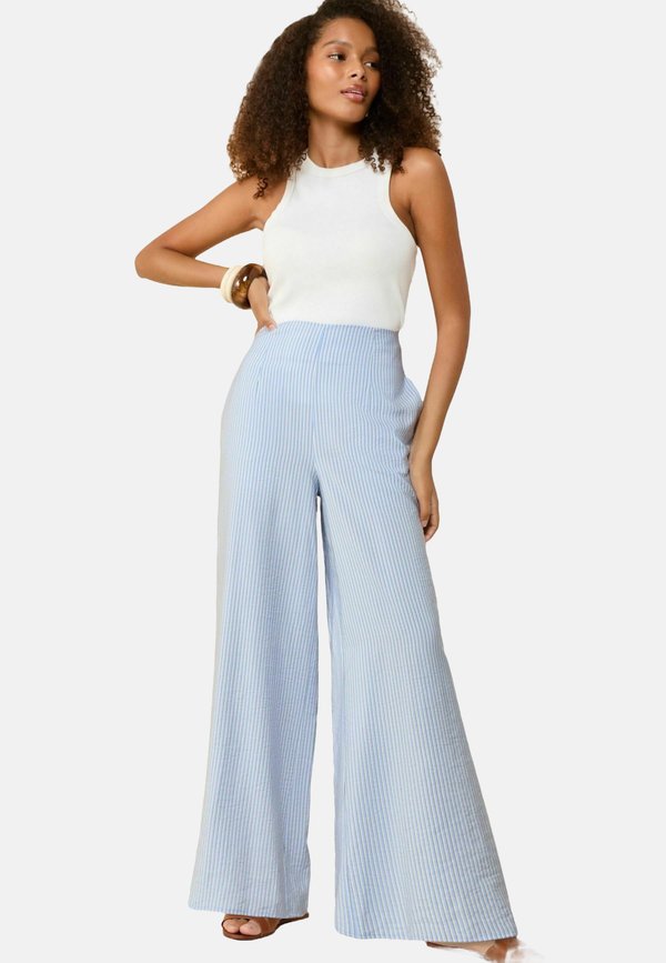 WIDE LEG PRINTED - Stoffhose