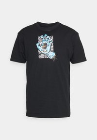 FLIER HAND UNISEX - T-shirt estampada - black