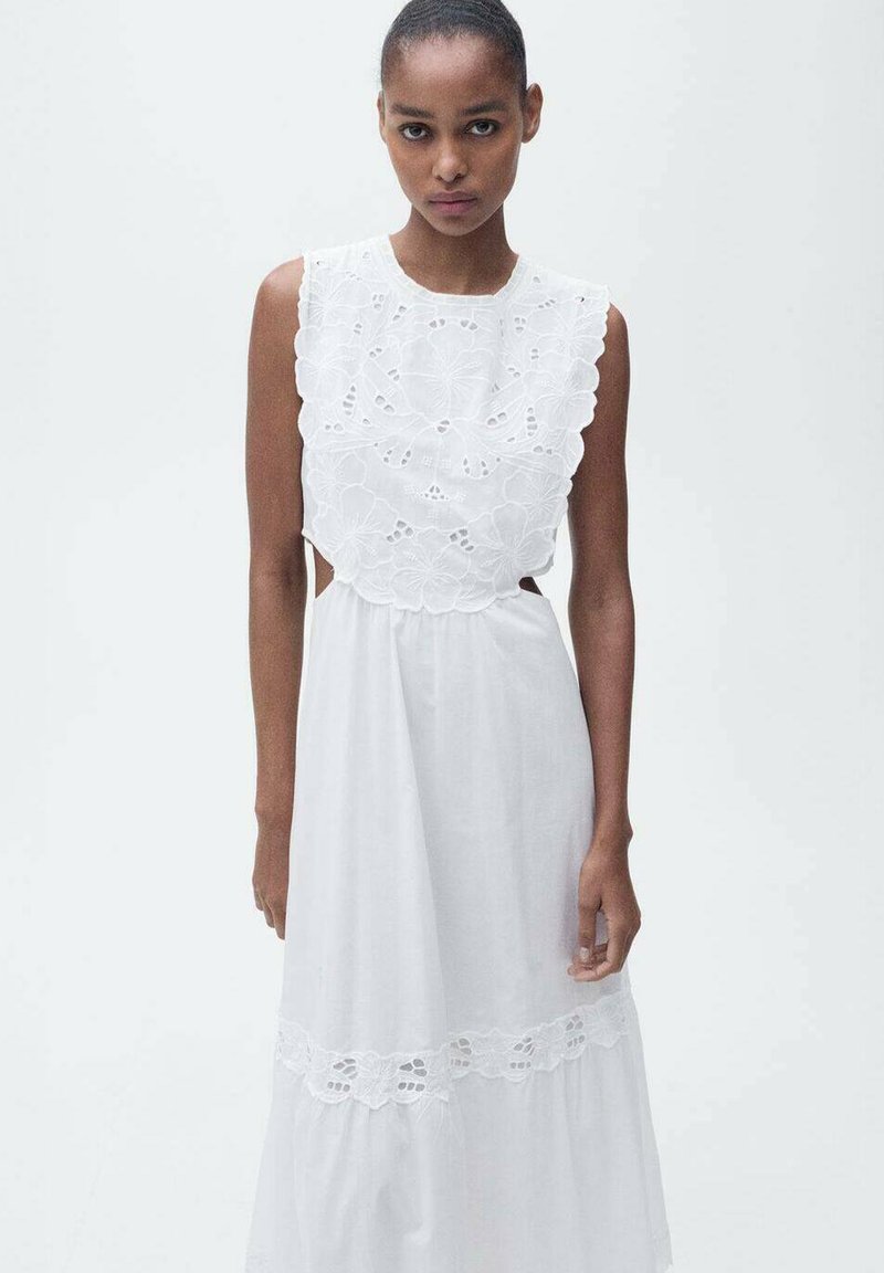 sachin and babi light blue dress Asymmetrical Flared Dress Mango main image 0
