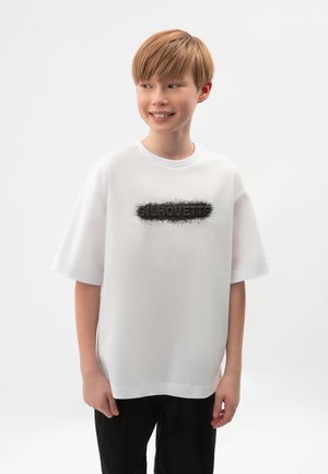 T-shirt print - white