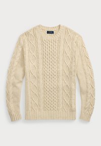 THE ICONIC FISHERMAN'S JUMPER - Strickpullover - oatmeal combo