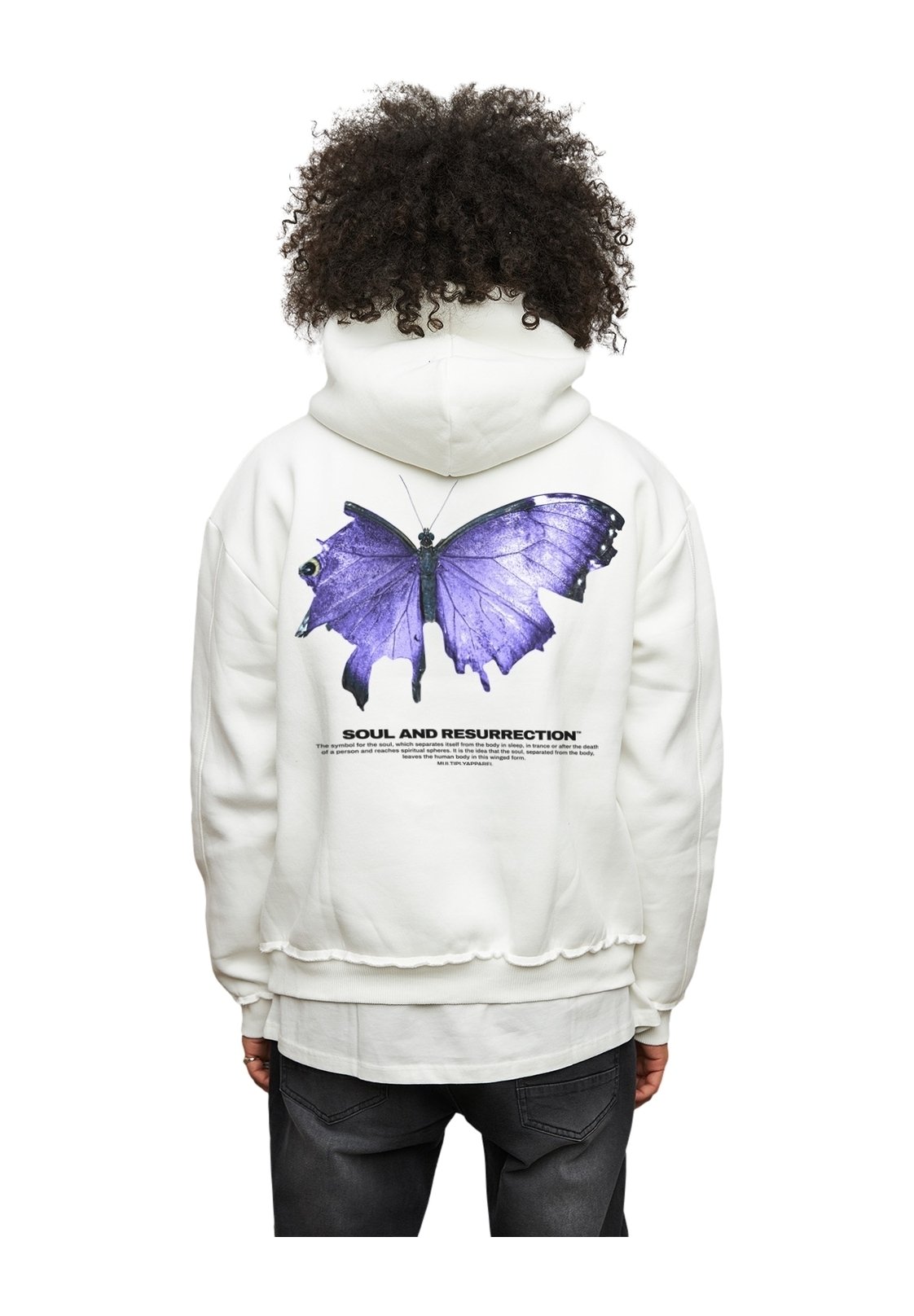 felpa viola off white