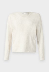 ONLRICA LIFE L/S V-NECK - Jumper - birch melange