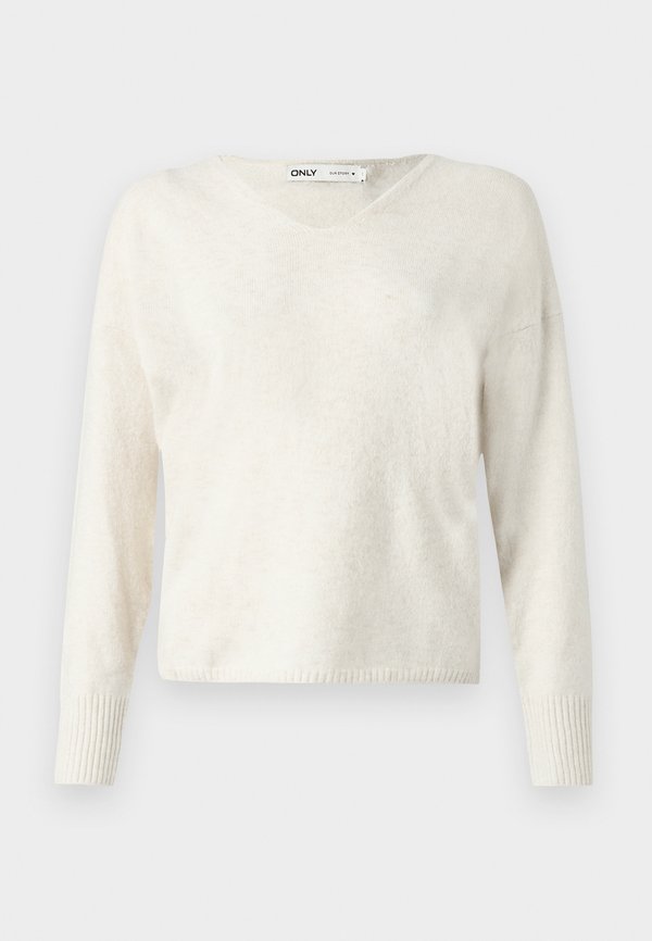 ONLRICA LIFE V NECK - Jumper - birch melange4