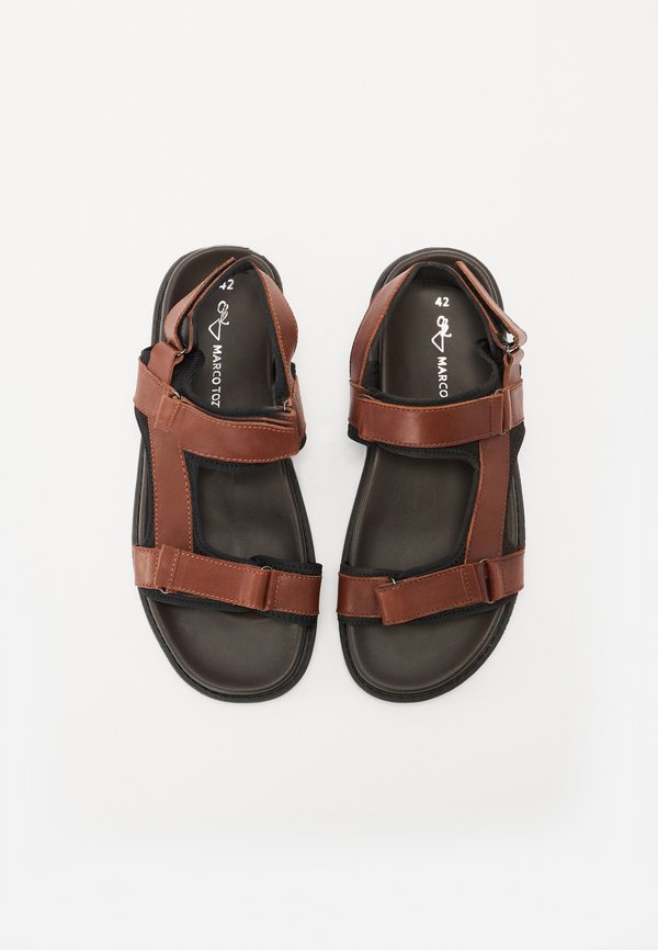 Sandals - cognac comb4