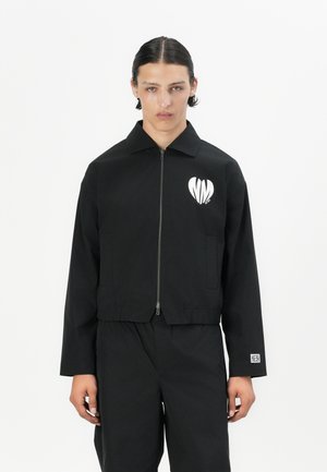 NMCHARLIE UNISEX ZIP JACKET - Veste mi-saison - black