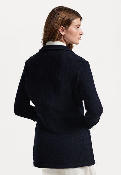 Polo Ralph Lauren CASHMERE BLAZER CARDIGAN UNISEX - Vest - aviator navy