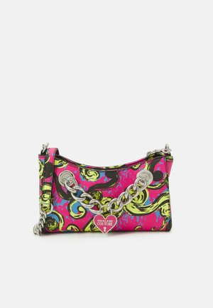 RANGE C - DELUXE CHAIN - Across body bag - hotpink/multi