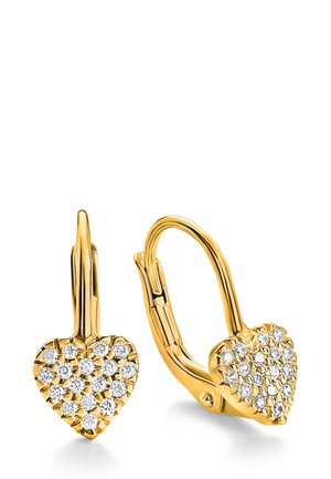 HEART - Earrings - gold-coloured karat