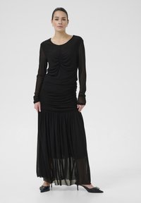 Kaffe Langærmet T-shirt - black deep