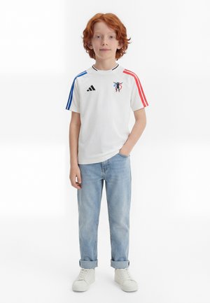 adidas Performance JUDE BELLINGHAM TRAINING T-SHIRT KIDS - Tekninen t-paita - white