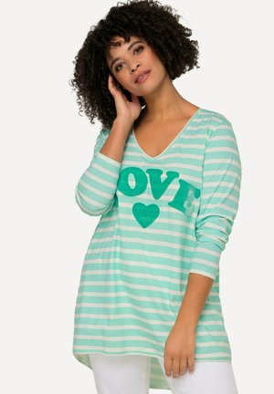 Long sleeved top - turquoise