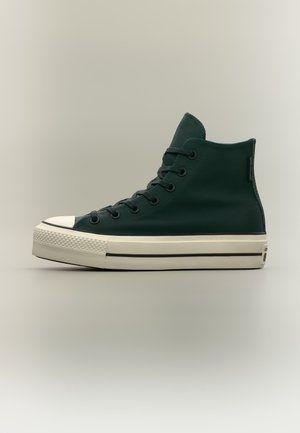 Converse, CHUCK TAYLOR ALL STAR LIFT - Sneaker high - steely pine/egret/black