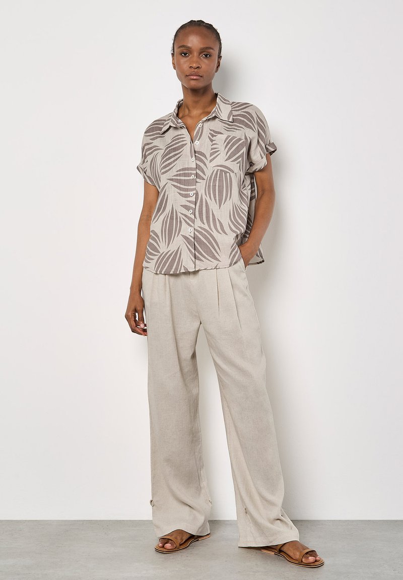 Apricot SHELL PRINT - Overhemdblouse - stone