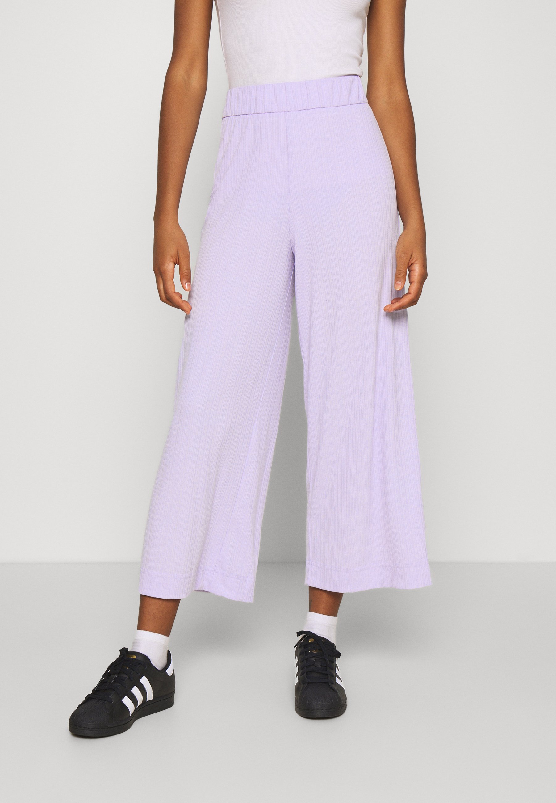 Monki Trousers - lilac - Zalando.co.uk