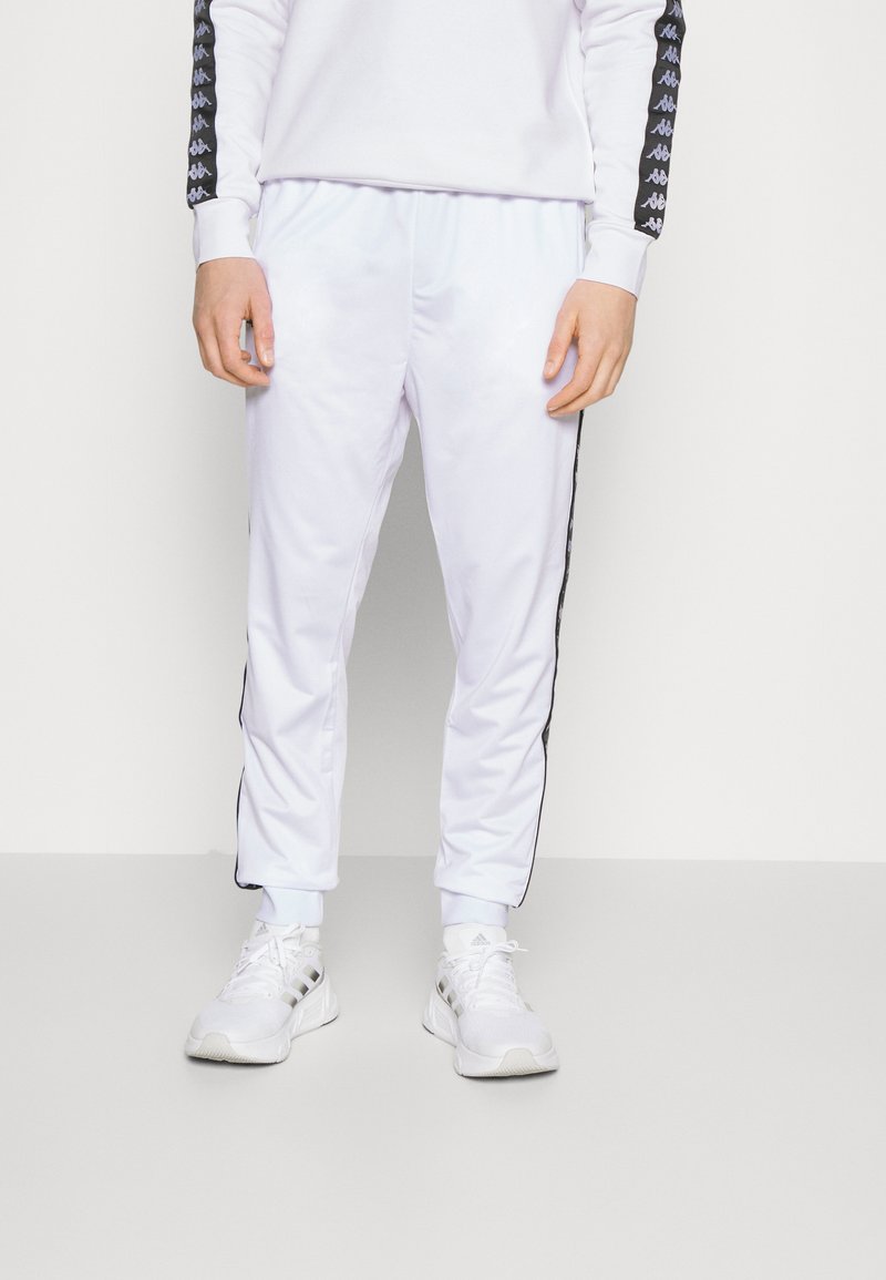 Kappa Tracksuit bottoms bright white/white Zalando.ie