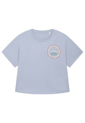ADVENTURE IS OUT THERE - T-shirt imprimé - serene blue