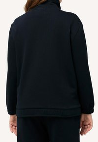 Ulla Popken Felpa con zip - dark blue