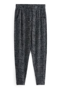 JOGGERS REGULAR FIT - Tréningruha alsók - grey animal print
