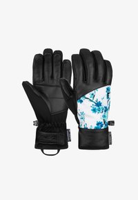 Unausgewählt, black blue flowers