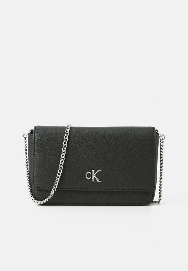 MINIMAL MONOGRAM FLAP - Cross body bag