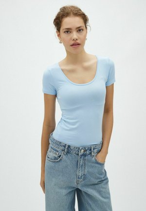 mbyM, SILIANA - T-Shirt basic - classic light blue