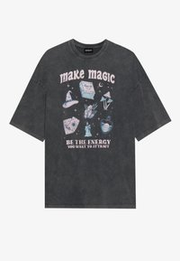 Even&Odd LIZ MYSTICAL MAGIC - T-shirts med print - black moon wash