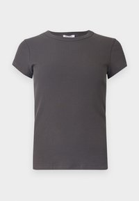 FINE TEE - T-shirt - bas - charcoal