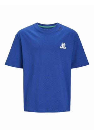 Print T-shirt - mazarine blue