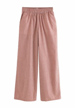 GINGHAM WIDE - Broek - red