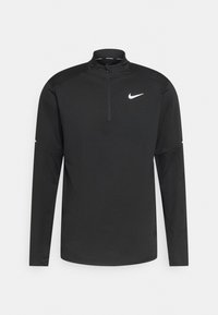 Tops ar garām piedurknēm - black/silver