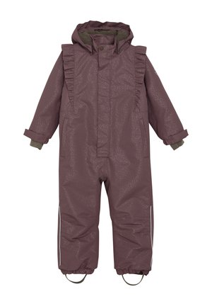 EN FANT WITH FRILLONG SLEEVES - Combinaison de pluie - rose taupe