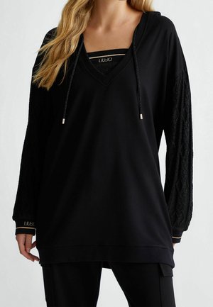 Kapuzenpullover - black