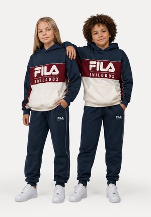 Smilodox, SMILODOX X FILA KIDS OUTFIT SET MAYE - Chándal - dunkelblau weiß