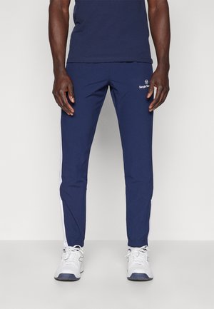 Sergio Tacchini GIARDINO PANTS - Tracksuit bottoms - navy/white