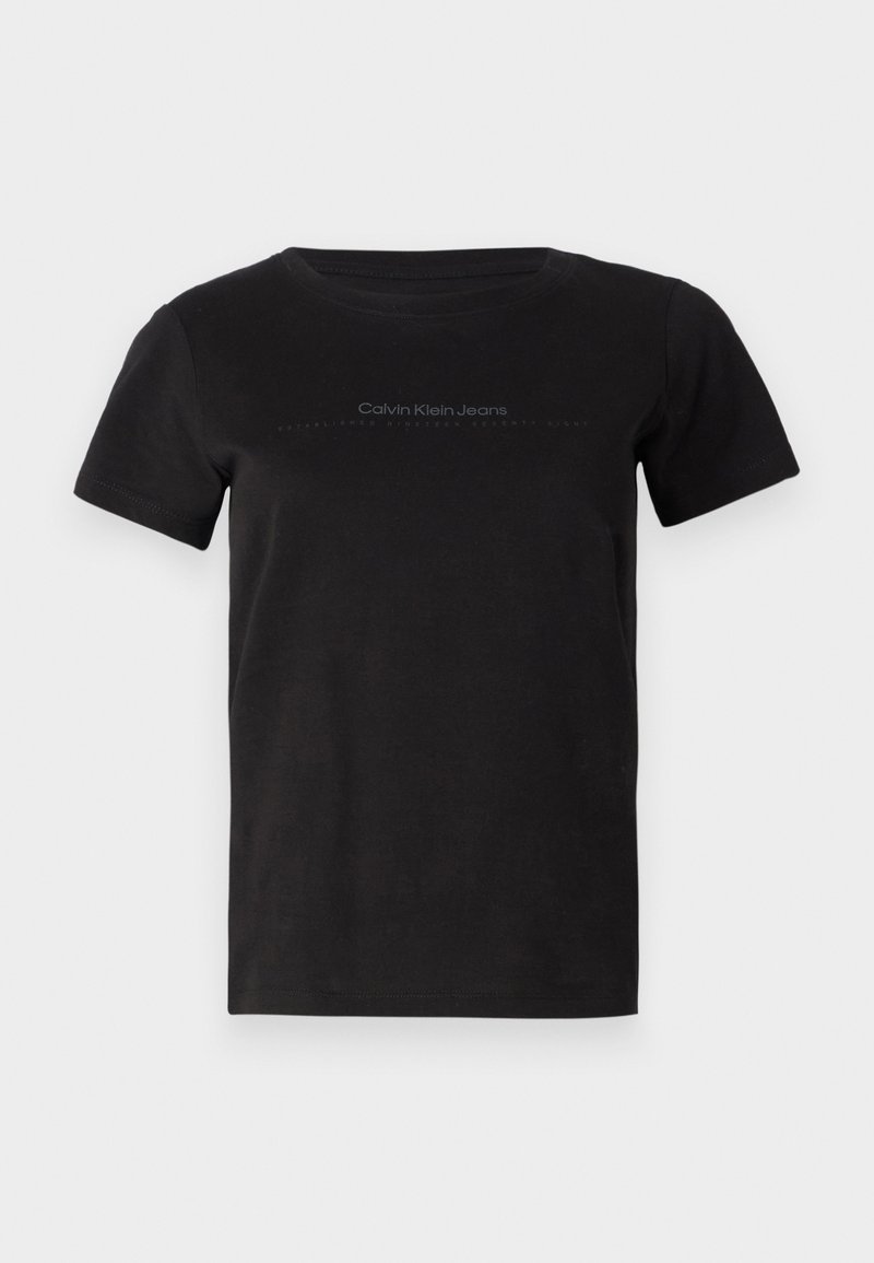 Calvin Klein Jeans T-shirt basic zwart Calvin Klein Jeans T-shirt basic zwart
