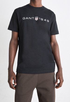 T-shirt con stampa - black