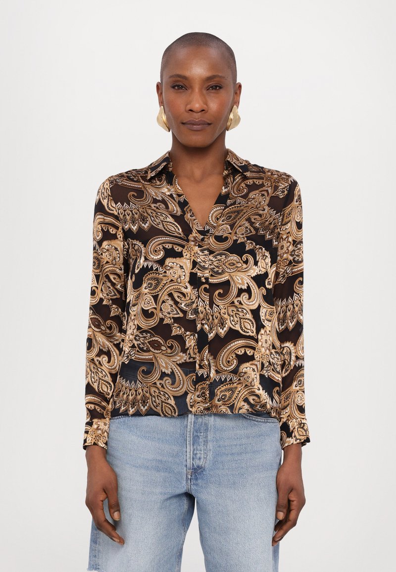 Alice + Olivia ELOISE - Overhemdblouse - spring/black