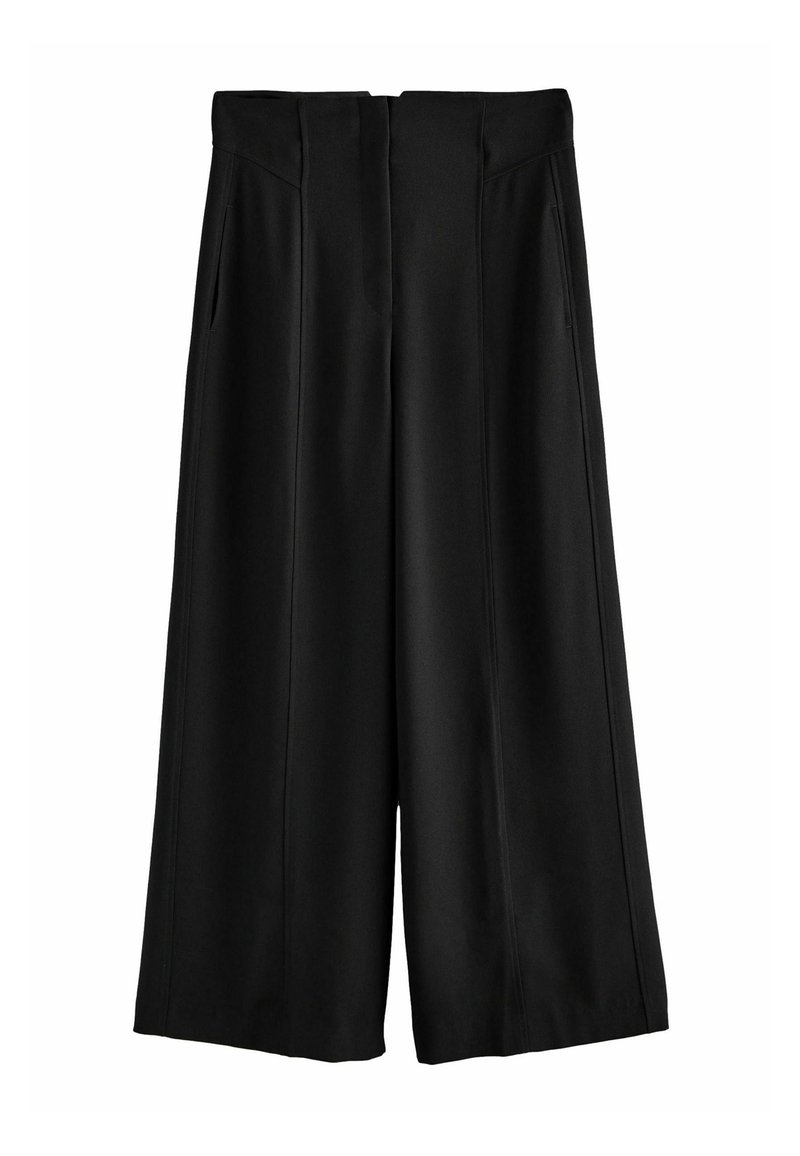 Next TALL FIT - TAILORED SUPER WIDE - Pantaloni - black