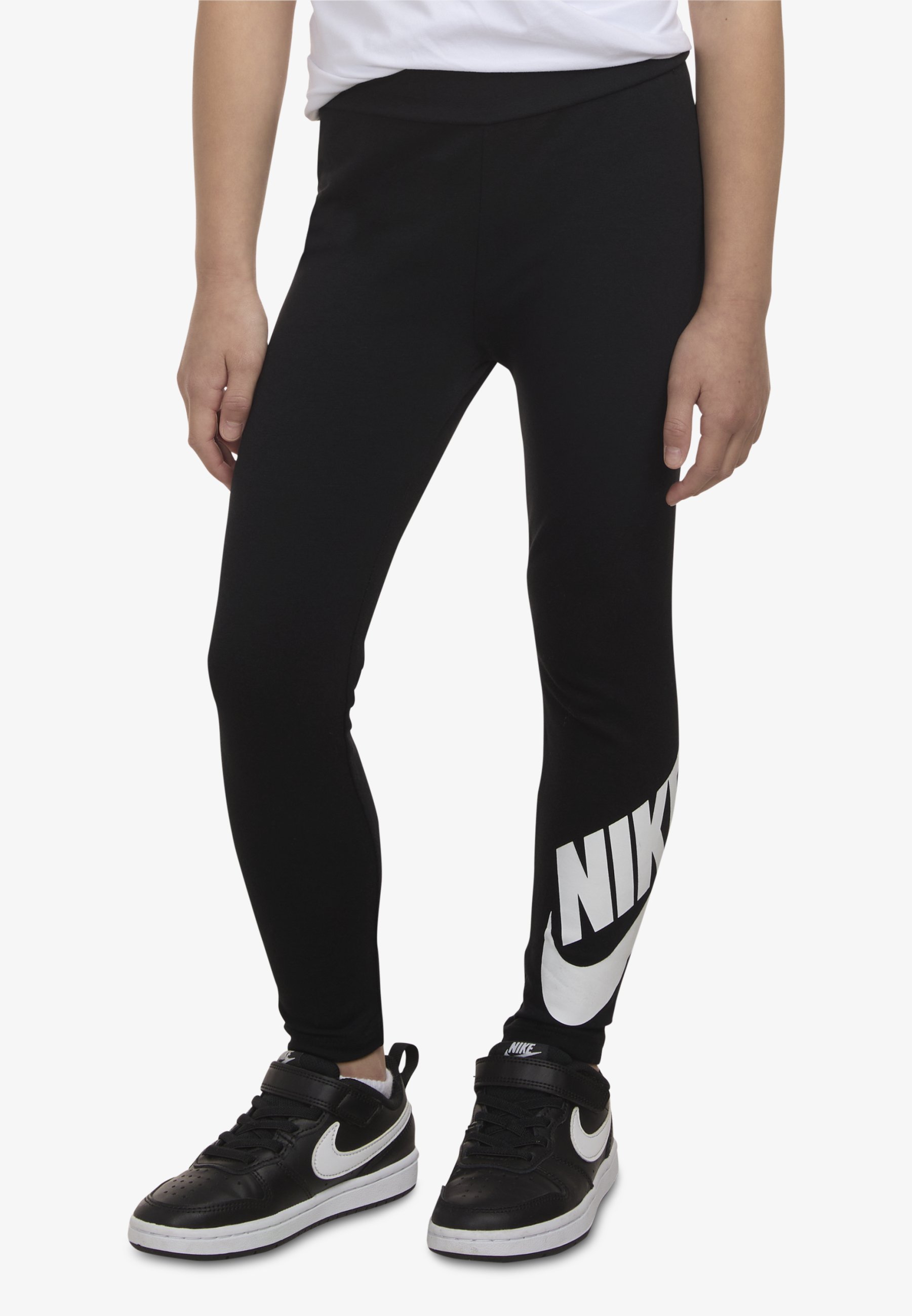 nike sportswear club leggings in black