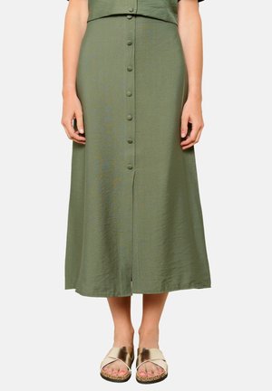 LolaLiza WITH BUTTONS - Jupe trapèze - khaki med