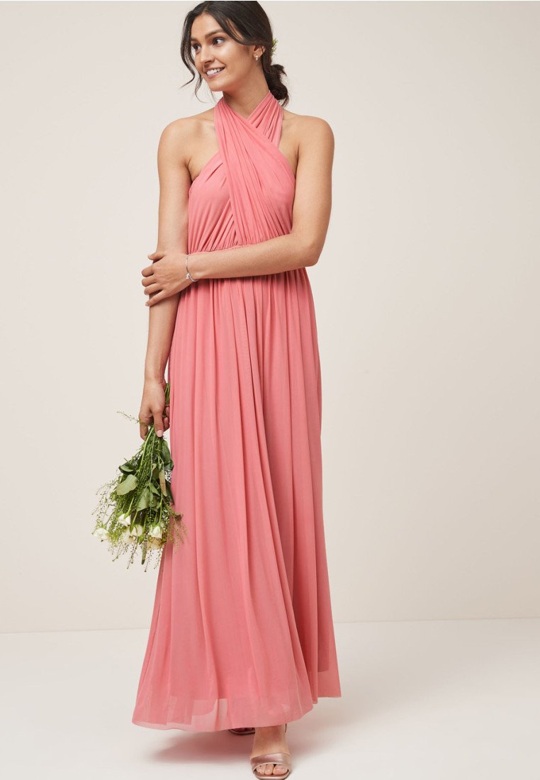 multiway bridesmaid dress pink