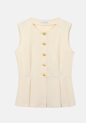 Anna Field PEPLUM - Débardeur - cream