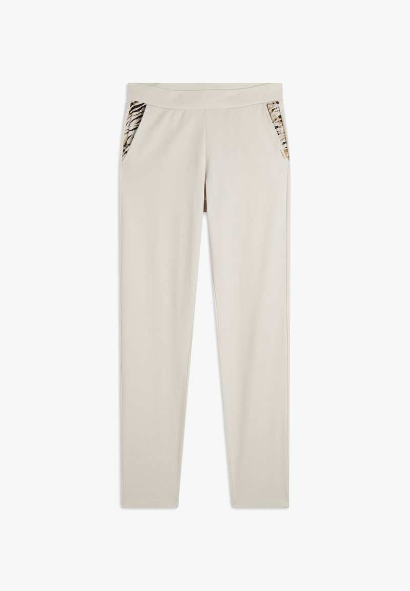 Freddy Pantalon de survêtement - white sand zebra animalier