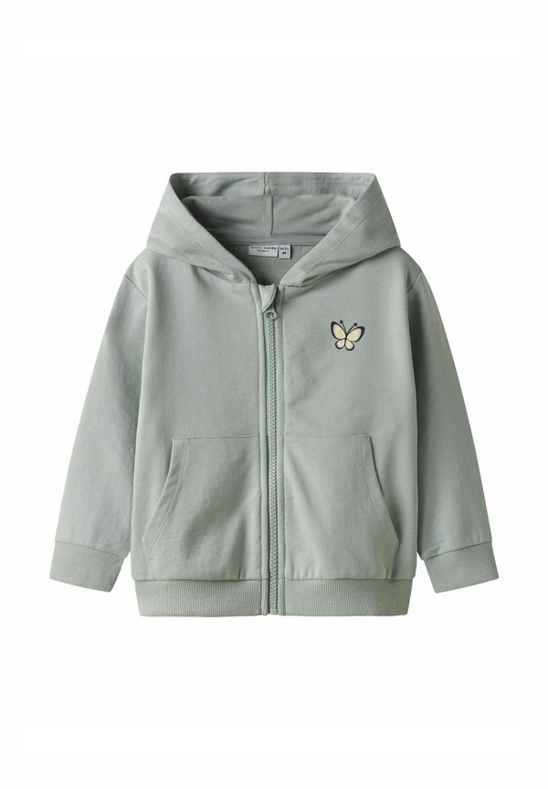 REGULAR FIT - Sweatjacke - aqua gray