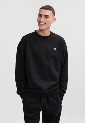 LOOSE CREWNECK BEE - Sweatshirt - black